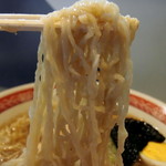 北○ - 平打ち縮れ麺(2019年6月)