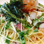 プロント - 冷製タコと山芋と夏野菜の和風パスタ