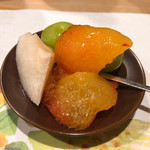 うを徳 - フルーツの盛り合わせ