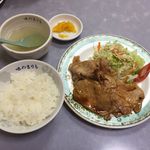 味のまりも - 日替わりの生姜焼き￥７８０