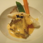 月の花 梟 - 鮑の雲丹ソース