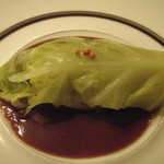 月の花 梟 - フォアグラキャベツ包み