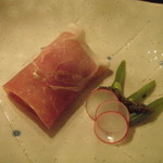 月の花 梟 - マスカルポーネ生ハム包み