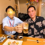 小魚料理 とみ助 - 写真撮りに改めて乾杯！！♪(*^^)o∀*∀o(^^*)♪