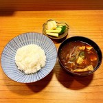 小魚料理 とみ助 - 締めはやはりこの三点セットで！！(o^^o)