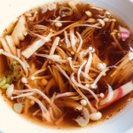 つけめん 丸長 - つけめん 中盛(えのき)＠900円のつけ汁