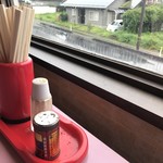 つけめん 丸長 - 卓上調味料