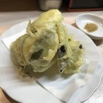 がばちょ - 水ナスとズッキーニの天ぷら（380円）