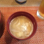 弥生寿し - 海鮮丼の味噌汁