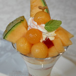 資生堂パーラー - 北海道富良野市産 富良野メロンのパフェ