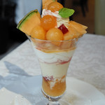 資生堂パーラー - 北海道富良野市産 富良野メロンのパフェ
