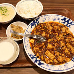 中国名菜 陳麻婆豆腐 - ランチの陳麻婆豆腐セット1296円