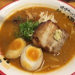 國丸 - 北海道百年 味玉味噌ラーメン 大盛り 950円