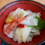 レストラン眺海 - 白身魚の漬け丼