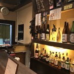 Usa ya - 日本酒、焼酎、洋酒も、魅力的な銘柄を揃えておられます（２０１９．８．２２）