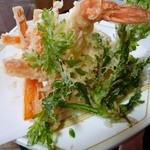 蕎麦処　善右ェ門 - 天ぷら盛り