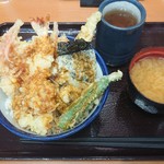 天丼てんや - 穴子とめごちの天丼¥880-