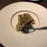 miyashita - 甘鯛のポワレ
      黒米のリゾット添えて