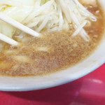 ラーメン二郎 - スープ