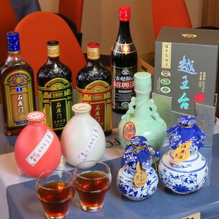 中国代表のお酒、「紹興酒」を豊富にご用意♪定番のドリンクも◎