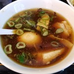 塩そば専門店 桑ばら - 秋刀魚節と鶏のつけそば（ある日の裏そば）