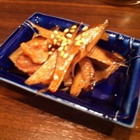 瓦町どら鴨 - 付出し きんぴらごぼう