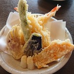 うなぎ 川松 - 天ぷら盛り合わせ¥1,600