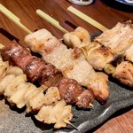 土風炉 - 串盛り合わせ