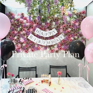 PartyPlan♡風船やデコレーションの付いたフルコース