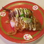 Hamazushi - 直火焼き牛ｶﾙﾋﾞﾏﾖ108円