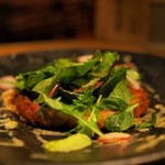 Grill & Pasta es - "ズワイ蟹のクラブケーキ 　レムラードソース"