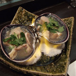 Grilled large clams