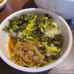 刀削麺・火鍋・西安料理 XI’AN - 高菜ご飯＋麻辣