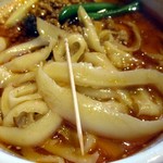 刀削麺・火鍋・西安料理 XI’AN - 刀削麺の太さ