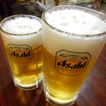 昇龍 - 生ビール(大)＆生ビール(中)