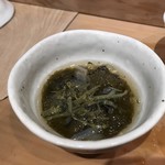 越中屋  - もずくとじゅん菜、クラゲの酢の物