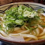 丸亀製麺 - かけ(冷)のアップ…