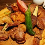 Otoko No Itarian Izakaya Suezou Japan - 男の肉盛り