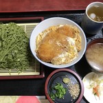 サン・キャロット - 茶そばとカツ丼のセット