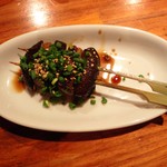 Okimi - 合鴨と椎茸の桑焼き