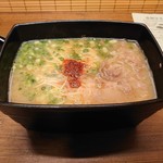 一蘭 - とんこつ不使用ラーメン 1180円