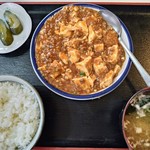 清山食堂 - 料理写真:麻婆豆腐定食６００円