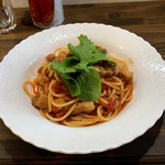 ナガタ店 - 自家製パンチェッタのアラビアータ　１４００円