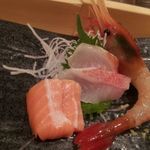 Sushi Doko Roiraka - 1 大助 (ﾏｽﾉｽｹ)&ｷﾝｷ&ぼたん海老