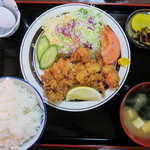 ドライブイン牧園 - チキンかつ定食