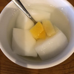 中華料理 香満園 - 杏仁豆腐アップ