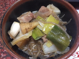 Kasumisou - 猪鍋（取り分け）