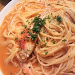 京 五条 - カニのスパゲティー