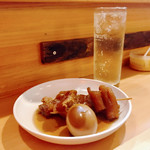 博多のおでん - 『たまご&すじ』しゃんにシュワシュワたい♪