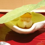 銀座 しのはら - 湯葉　ボタン海老　うに